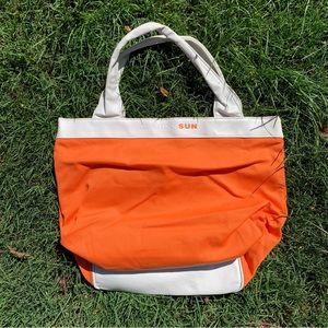 Clarins Sun Orange Tote